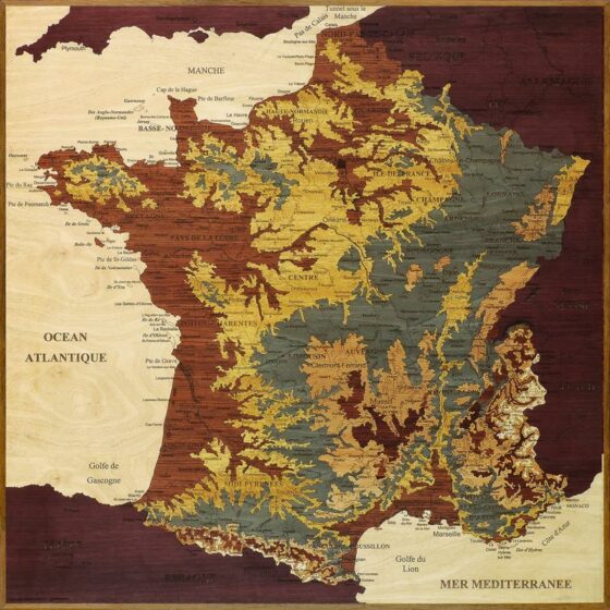 carte de france des reliefs