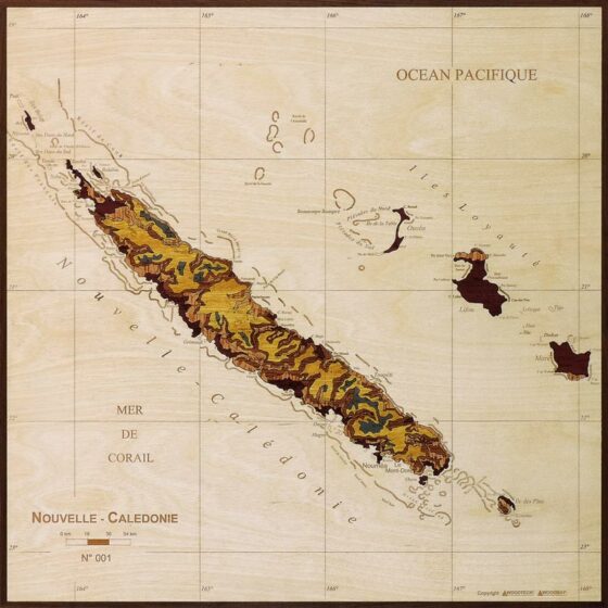 carte de la nouvelle caledonie