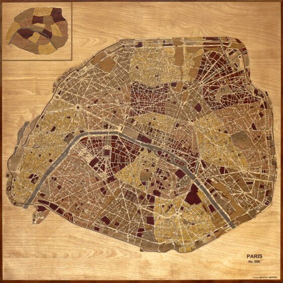 map of paris