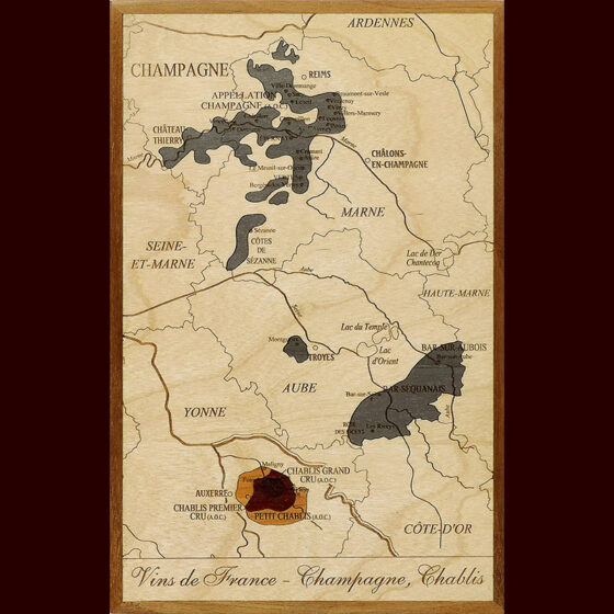 carte en marqueterie région champagne